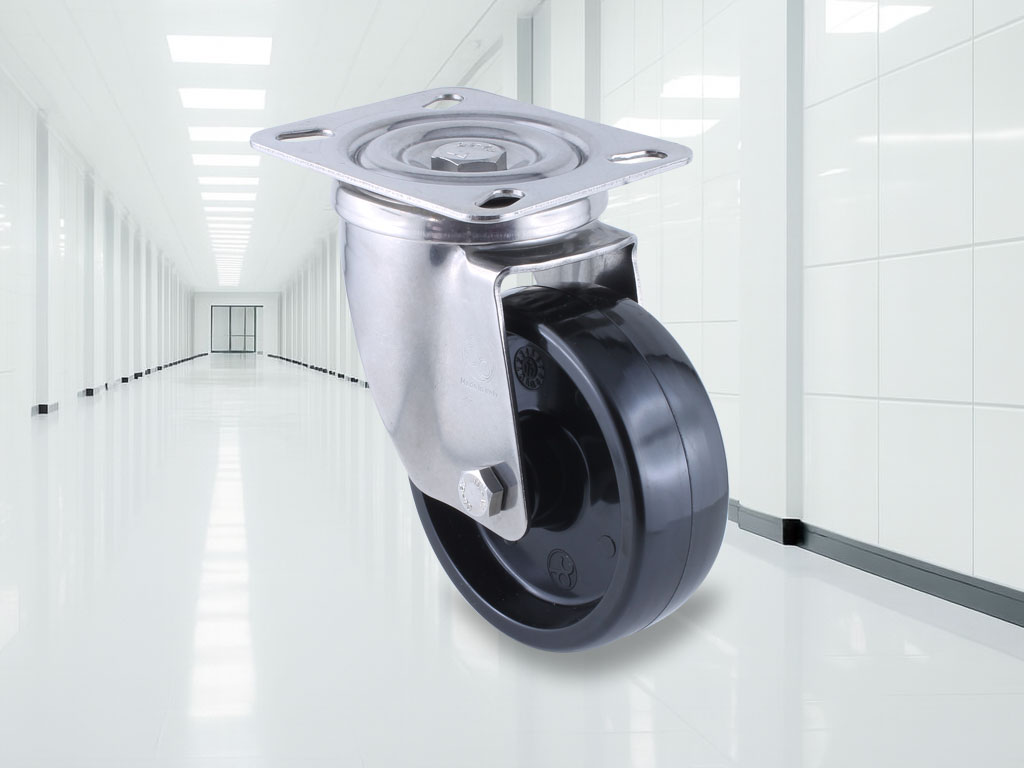 Hygienic Termotex bakery castor, top plate